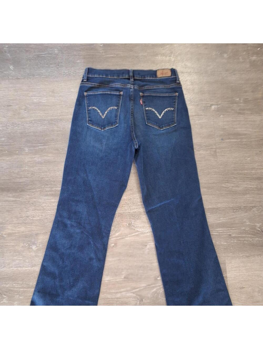 Levi's Deep Indigo 512 Slimming Bootcut Jeans, Size 10